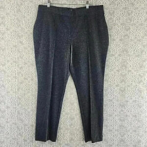Worthington Slim Ankle Silver Sparking Pull On Elastic Waist Stretched Pants XL